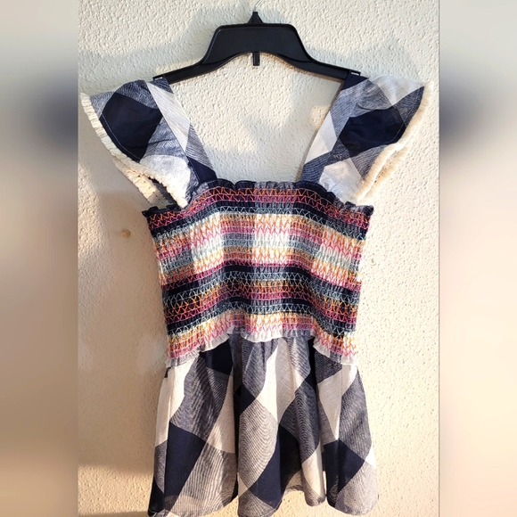 THML Smocked Ruffle Sleeve Top - Picture 4 of 4